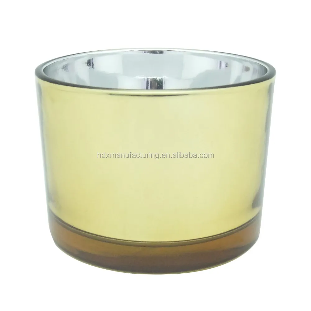Shiny Silver Gold Thick Elegant Candle Holders Wholesale Electroplated