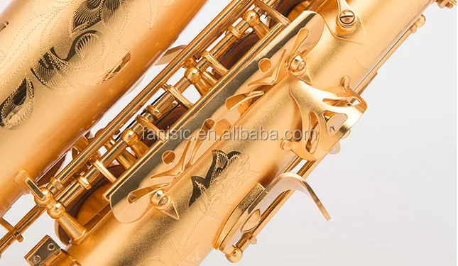 brush gold alto saxophone/Abrasive blasting golden saxophone
