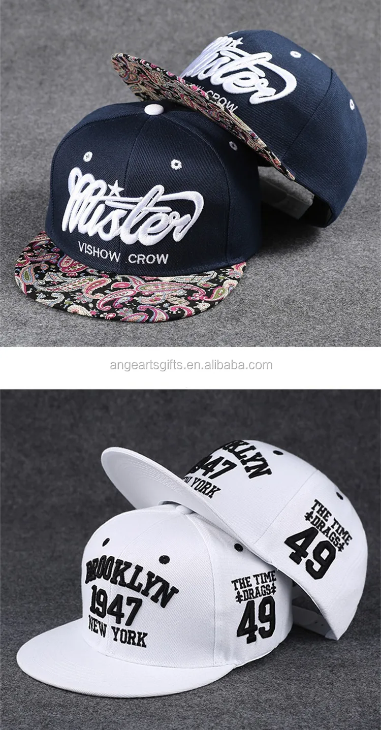 Custom Fitted Snapback With Embroidery Logo Blank Fitted Hats Wholesale