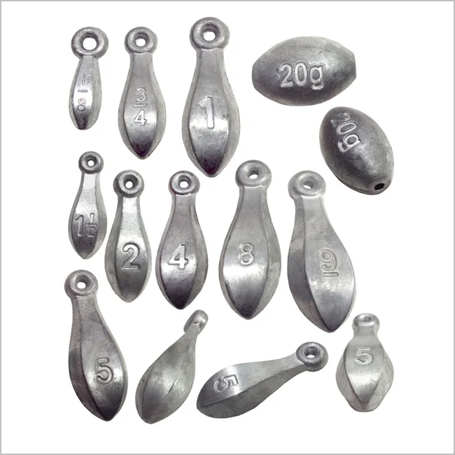 Customized Snapper lead sinker weights for