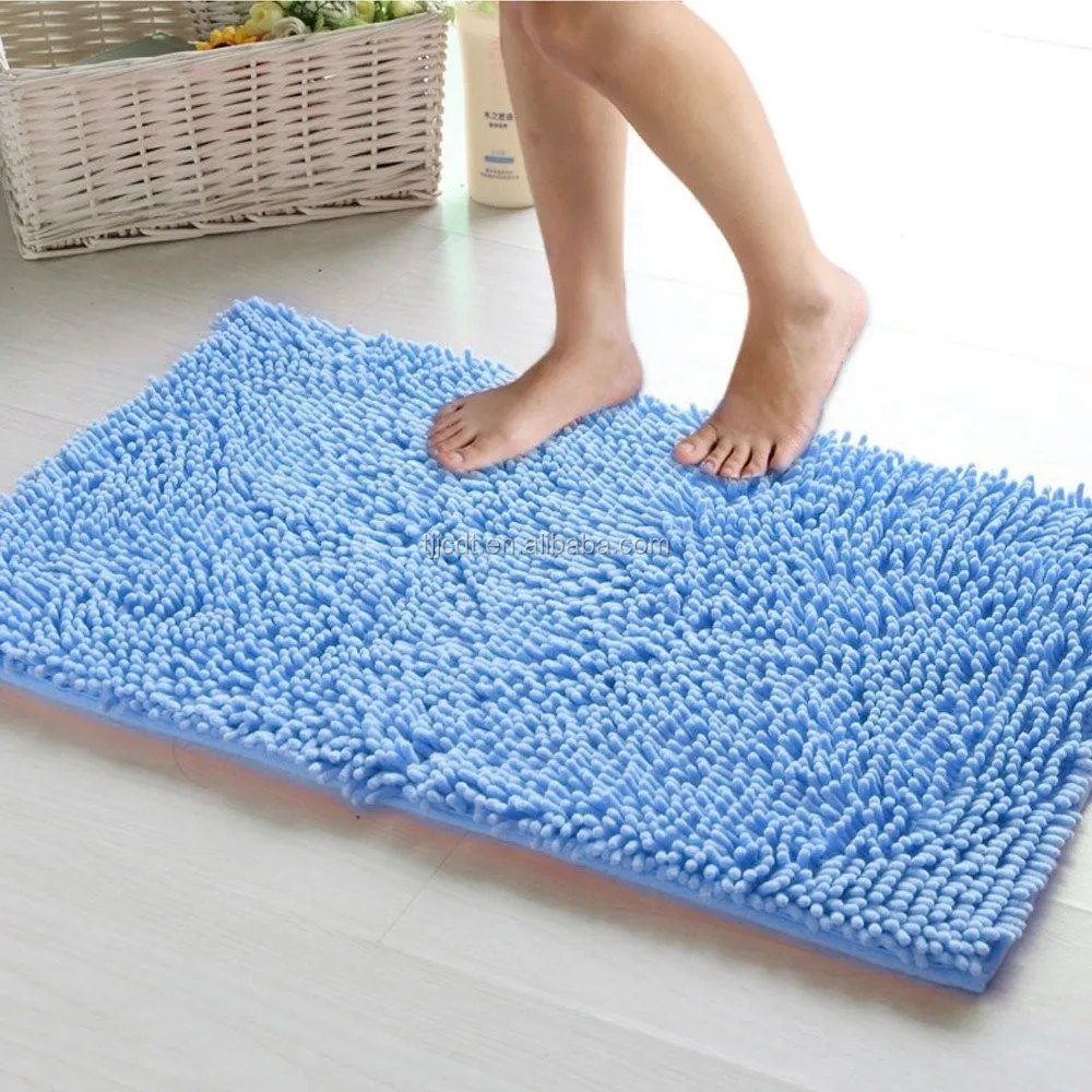 Long Pile Tufted Polyester Microfiber Chenille Rug - Buy ...