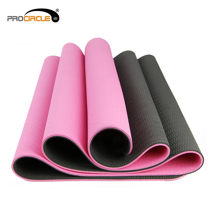 High Density Exercise Custom Tpe Pu Yoga Mat With Wave Design Buy Pu