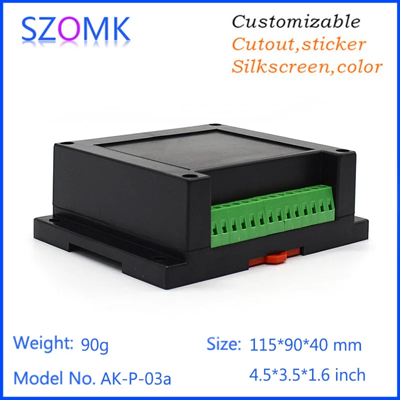 Din Rail Industry Plastic Enclosure Terminal Blocks Buy Plastic