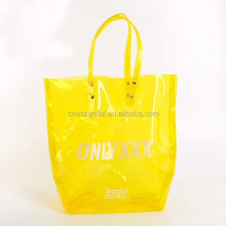 clear yellow bag