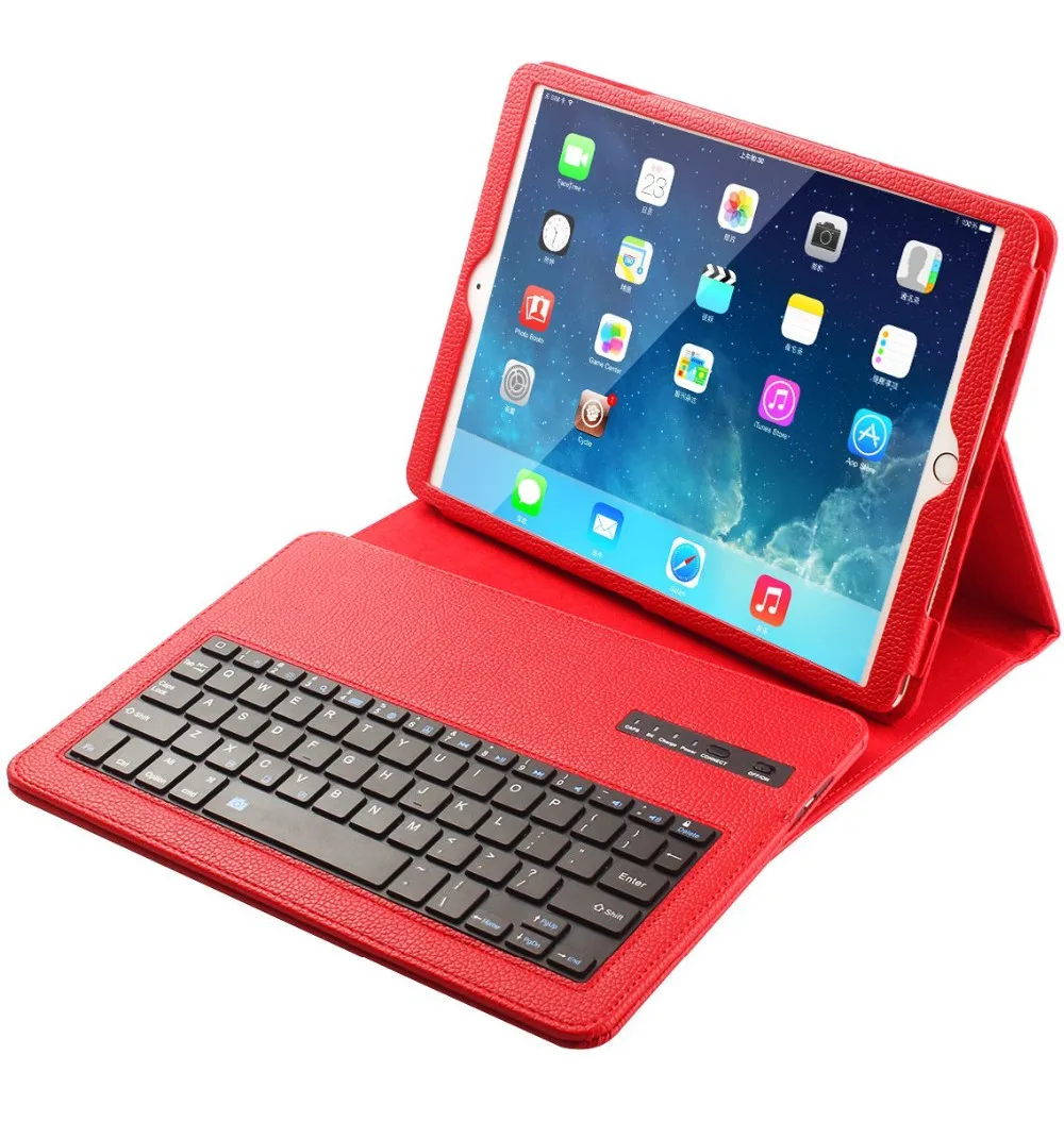 For Ipad Pro 10.5 Keyboard Case,Pu Leather Smart Cover Wireless Tablet
