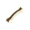 Hot selling Edible bones Dog Toy, Nylon +Pu cowhide Dog Bone Toy Dog chew toy.