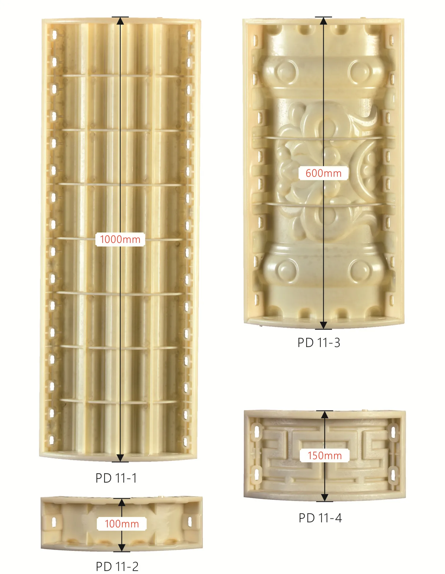 Customized Roman Pillars Column Molds – Durable Plastic for Indoor ...