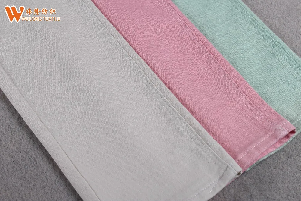 Pfd White Color Cotton Polyester Spandex Fake Knitted Like Denim Fabric ...