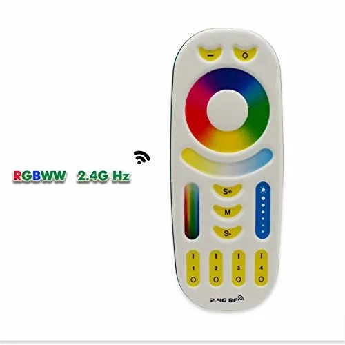 Mi light 2.4G RGB+CCT Touch Remote Controller 4-zone Group Control for Milight RGBWW Led Bulb Downlight