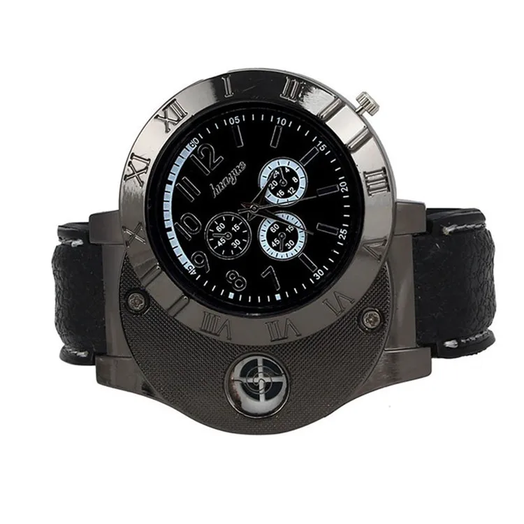 Novelty Watch Lighter Watch With Cigarette Lighter For Men,Electric Usb