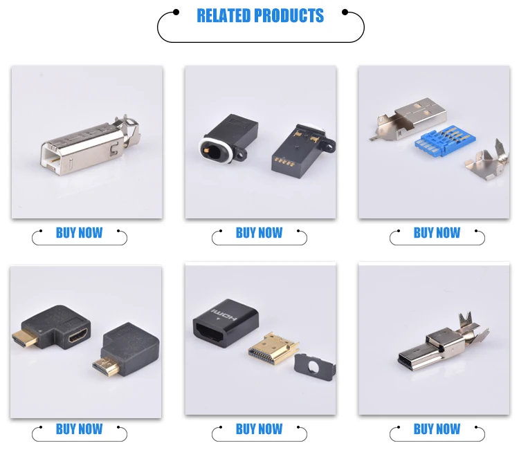 Assembly 5 Pin Micro USB Male Connector
