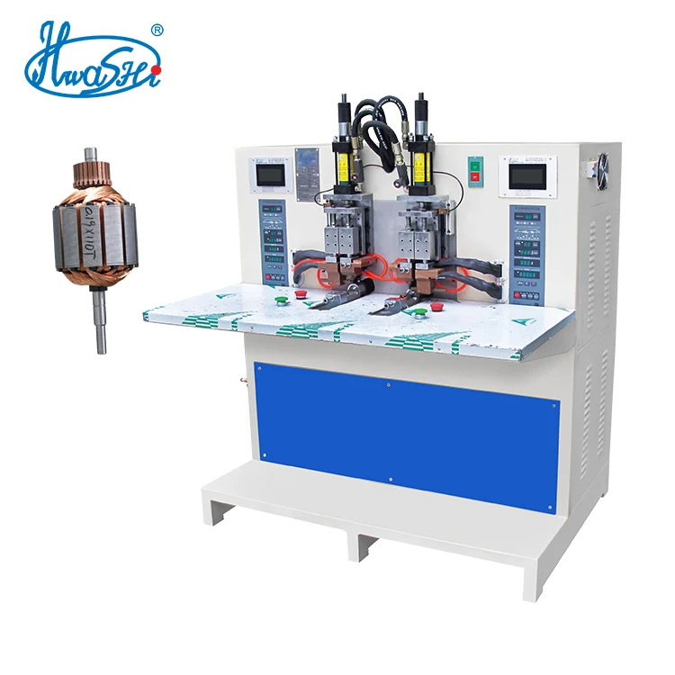 Hwashi Armature Commutator Copper Wire Spot Welding Machine Buy Spot