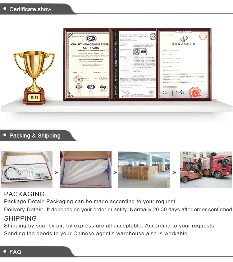 Zinc 6175 X30 Double Handle Water Ridge Push Button Kitchen Faucet