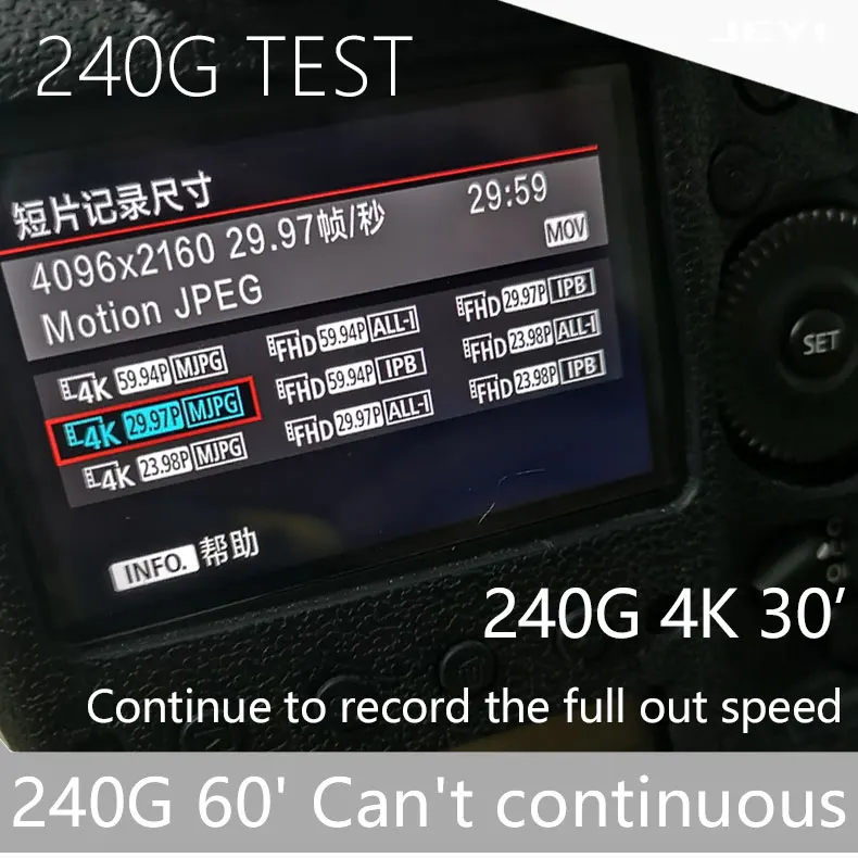 JEYI CFast particles digital video camera SSD 512G memory card SMI2246EN with SATA3 cache Industrial-grade military use CF2.0 - ANKUX.COM