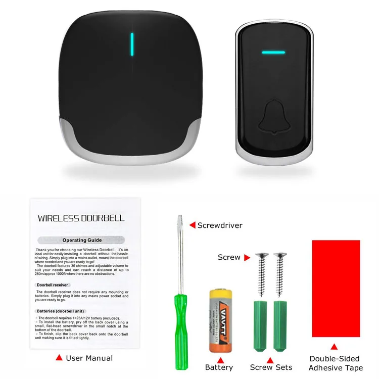 high quality digital wireless doorbell