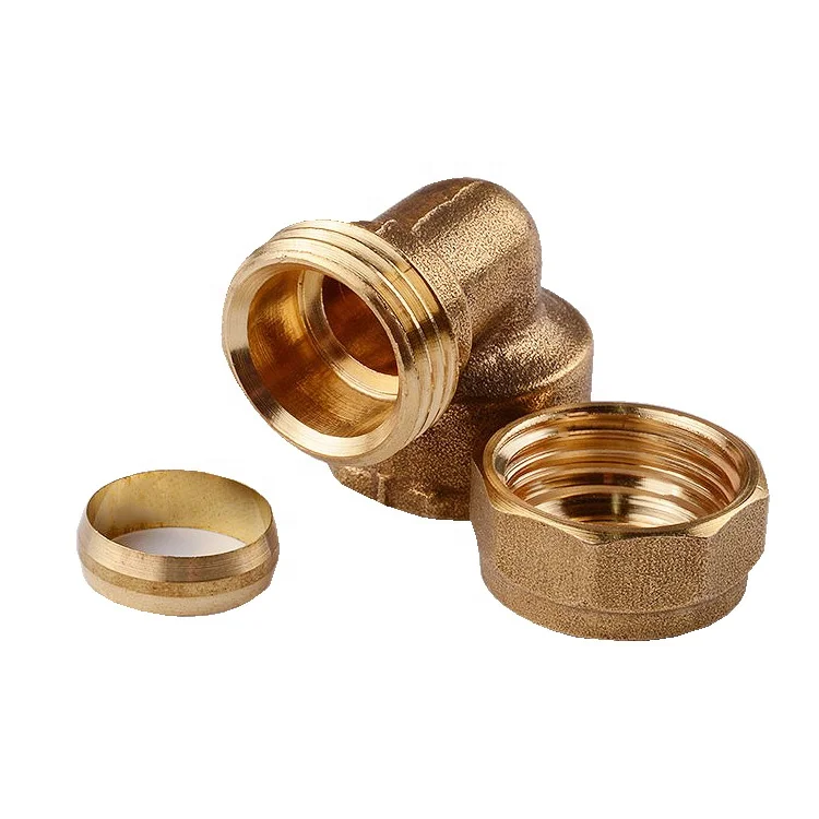 Wholesale high quality female 58-3 brass elbow fittings