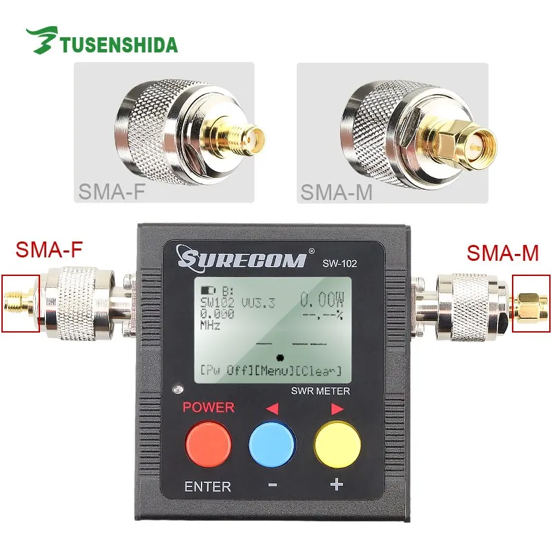 Surecom SW-102 Digital VHF/UHF 125-525Mhz puissance & ROS-mètre Compteurs, détecteurs