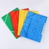 Hot sale paper elastic file folder recycle flat elastic map document storage