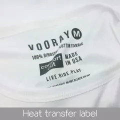 Custom 3m reflective heat transfer vinyl sticker for clothing