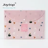 Joytop Not give up girl design PP document folder press button file folder file organizer 7462
