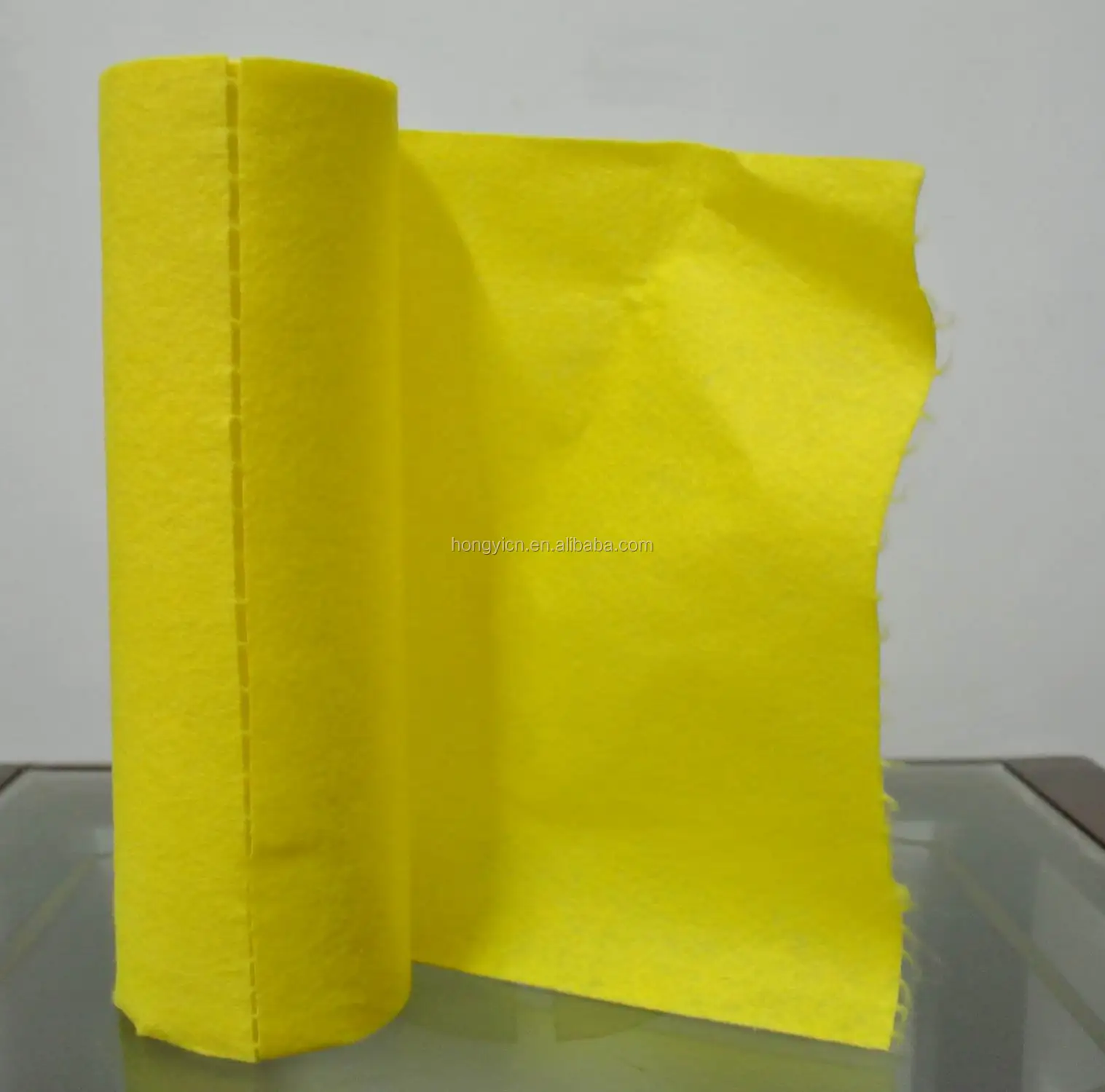 Viscose/polyester Super Absorbent Needle Punched Nonwoven Perforated