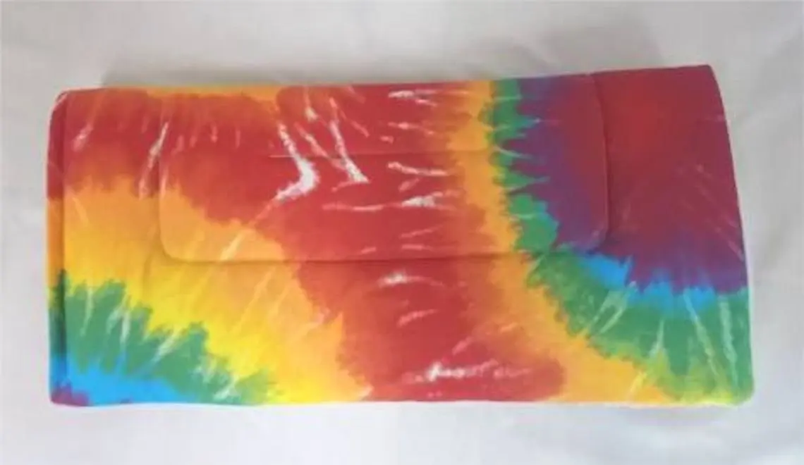 MINIATURE HORSE / SM PONY 22" SADDLE PAD - BRIGHT CANVAS TYE DYE PRINT