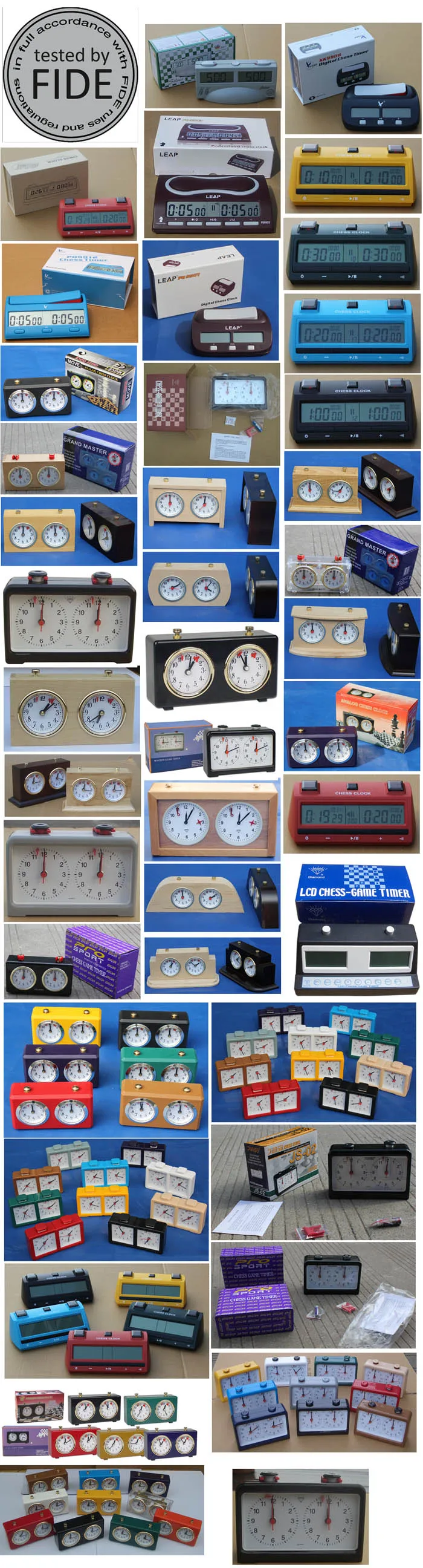 Basic Digital Chess Clock And Chess Timer With Bonus & Delay(the