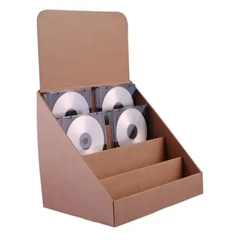 Cardboard Cd Countertop Display Paper Floor Rack For Dvd Cardboard Cd Countertop Display Paper Floor Rack For Dvd