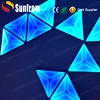 decorative ceiling & wall Triangle 3D effect color rgb changing led disco light