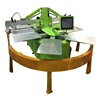 Oval Automatic 2 color 10 stations Screen Printing Machine