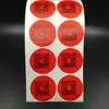 Custom self adhesive ultra destructible QR code security label