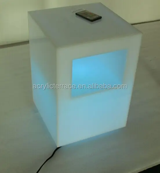 bedside cabinet with led lights