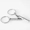 Personalized Customized Message Bar Keychain Engraved Stainless Steel Keychain For Gift