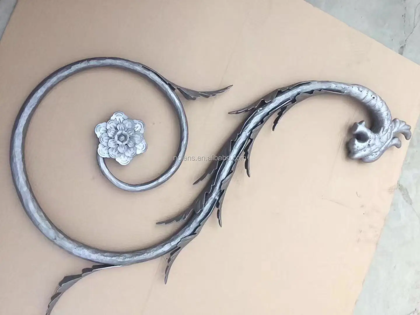 Decorative Dragon Baluster Used As Stair Railing Post Wrought Iron ...