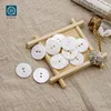 SK Factory Wholesale 2 holes Real Natural Shell Button/Brown MOP Saucer Shell Button For Shirt