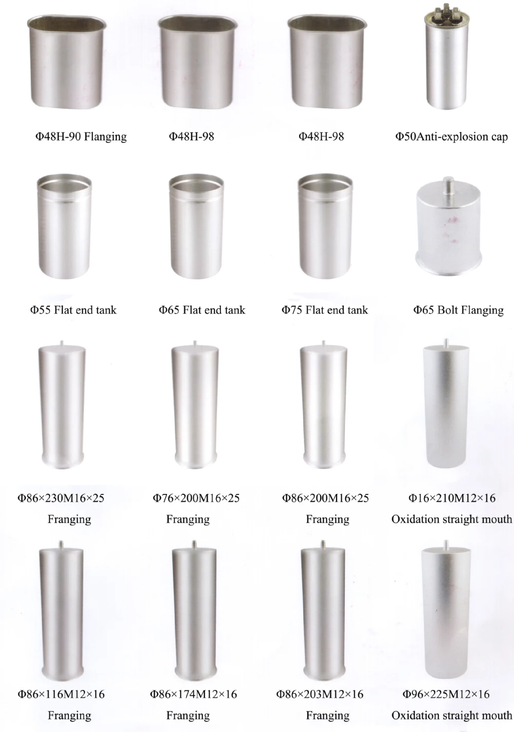 Aluminium Power Capacitors Housing High Quality Super Capacitor Metal