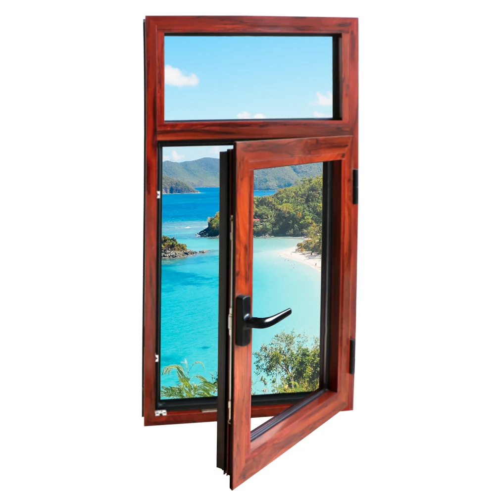 exterior french casement window with tempered safety glass