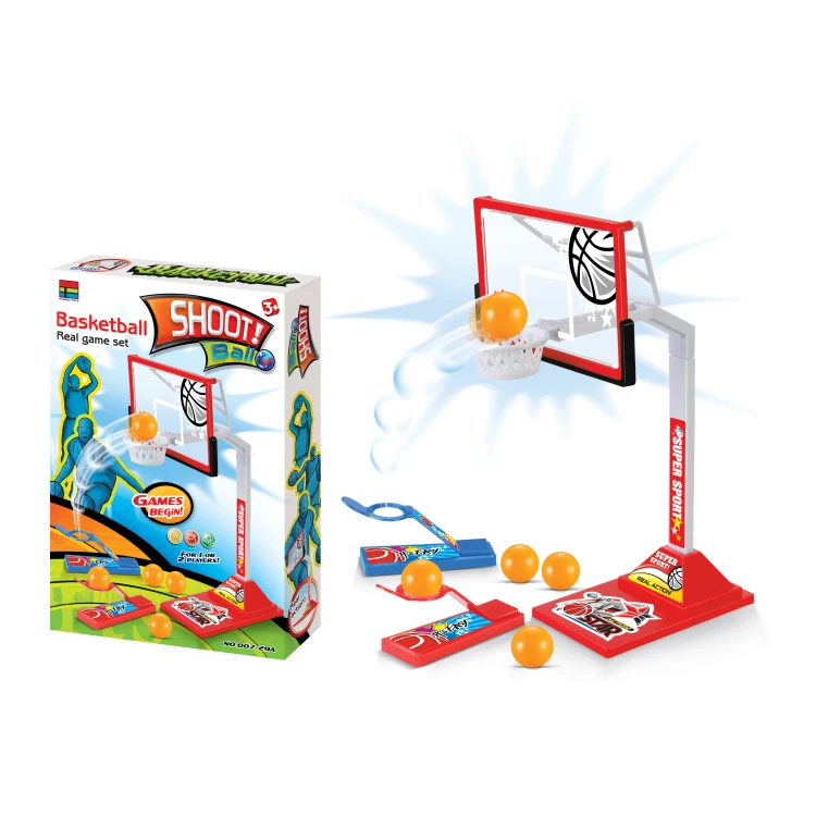 Kid Plastic Basketball Shooting Desktop Game Toy Mini Basketball Game