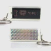Mini Flash Solar LCD Keyring with Custom Logo Brand Solar Keychain