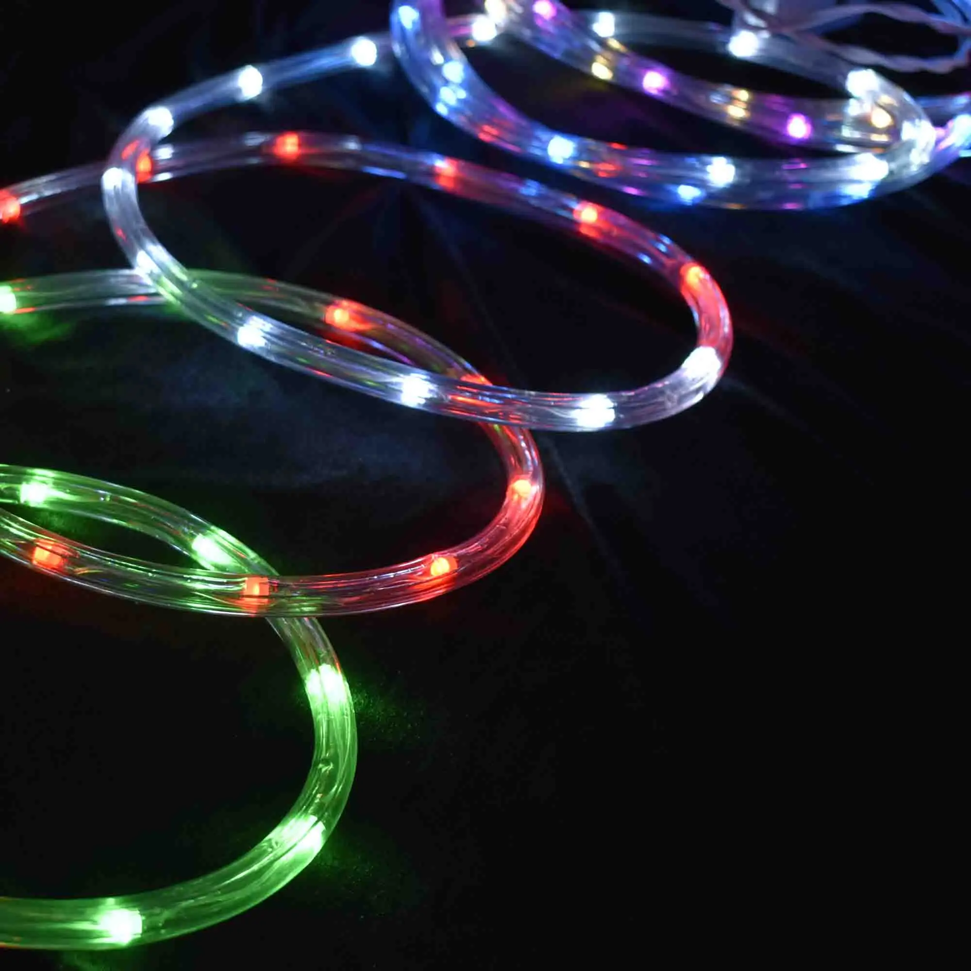 GV 2019 New Smart LED Rope Light color changing chasing multi function round rope light tube light