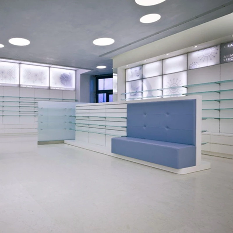 Modern Showcase For Store Decoration Wooden Counter Medical Shop Interior Design Pharmacy Furniture Medicine Cabinet Buy Pharmacy Furniture Medical