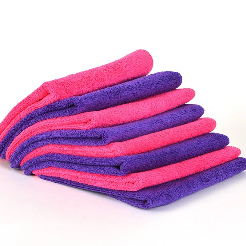 supply 30cm*30cm customized microfiber cloth cleaning rags