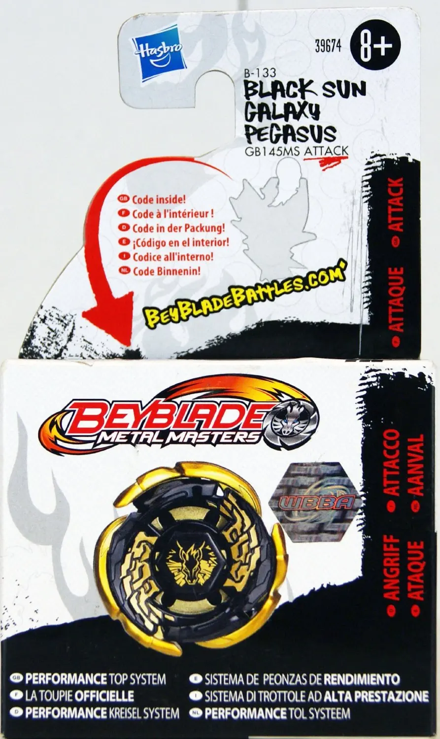 Buy Beyblade Metal Masters Attack Battle Top Bb70 Galaxy Pegasus In Cheap Price On Alibaba Com