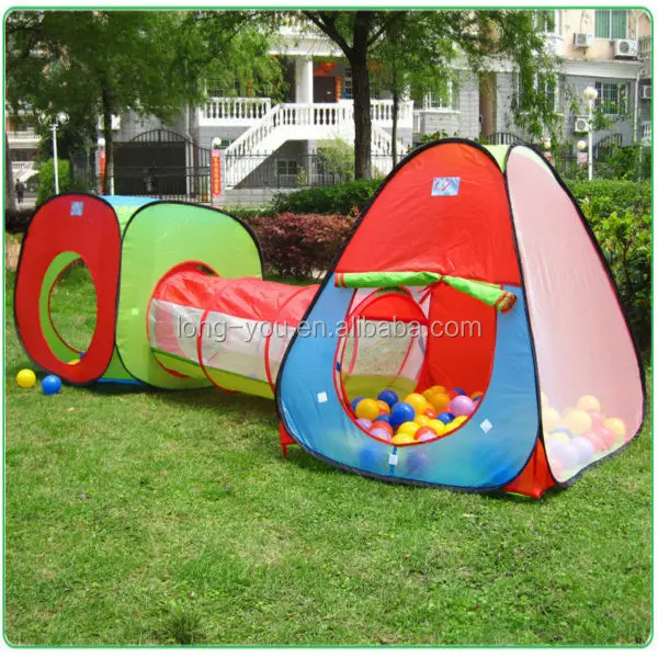 pop up play tent and tunnel