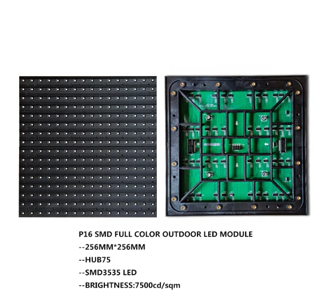 High Brightness Outdoor LED Display - IP65 RGB P16 Module