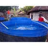 Custom Farming Canvas Round Pvc Tarpaulin Fish Pond Tank