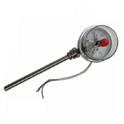 电接点双金属温度计WSSX-411 0-100度温控金属温度计