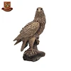 Factory custom made home resin outdoor bronze eagle sculpture