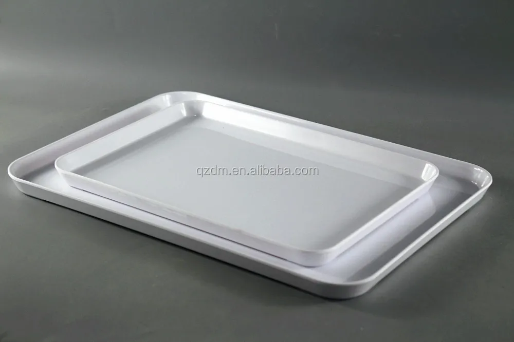 2016 Popular Design Melamine Rectangular Trays