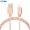 XYZ-link supply nylon usb mfi cable for Iphone 5/5s/6/6s/7/7s